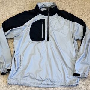 Zero Restriction Men’s Tour Series Gray and Black 1/4, Size Large, Gray/Black